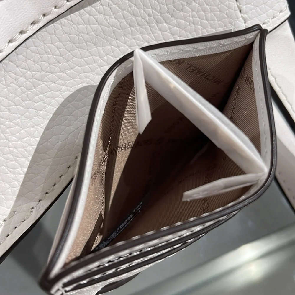 MICHAEL KORS
Reed Large Pebbled Leather Card Holder Case
Optic White 
NWT - Picture 16 of 16